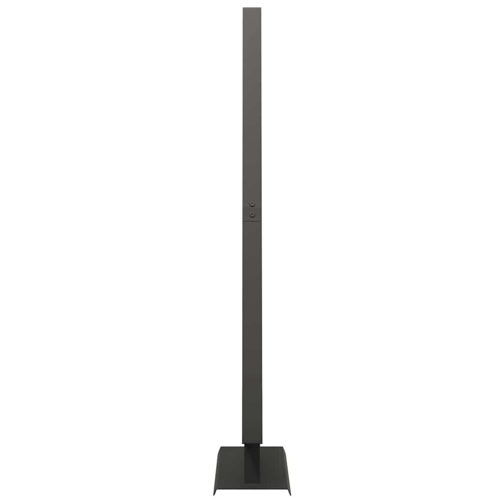 Albero di Natale in metallo Nero 125,5 cm Acciaio