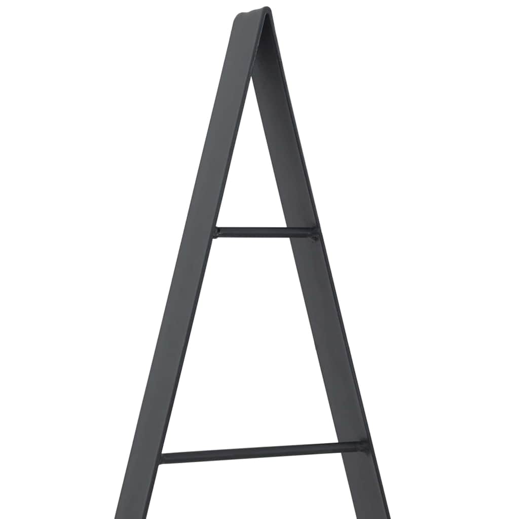 Albero di Natale in metallo Nero 125,5 cm Acciaio