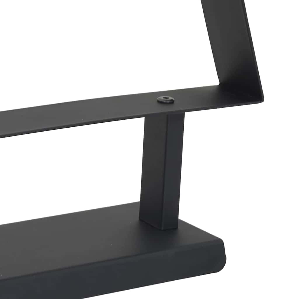 Albero di Natale in metallo Nero 125,5 cm Acciaio