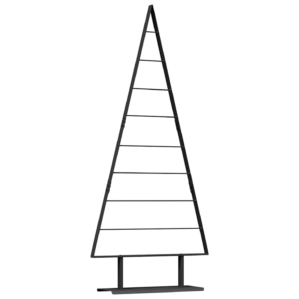 Albero di Natale in metallo Nero 180 cm Acciaio