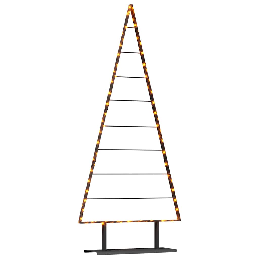 Albero di Natale in metallo Nero 180 cm Acciaio