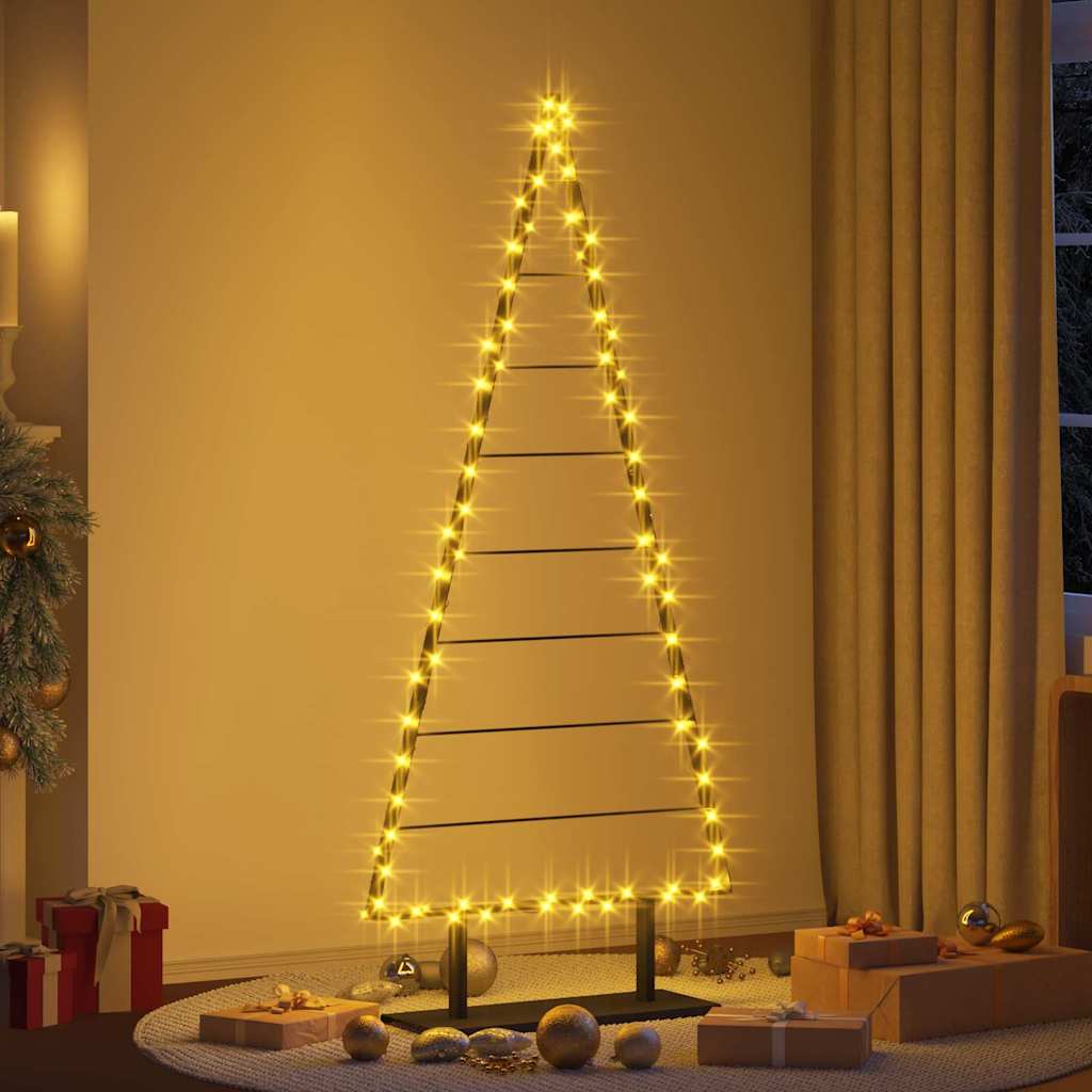 Albero di Natale in metallo Nero 180 cm Acciaio