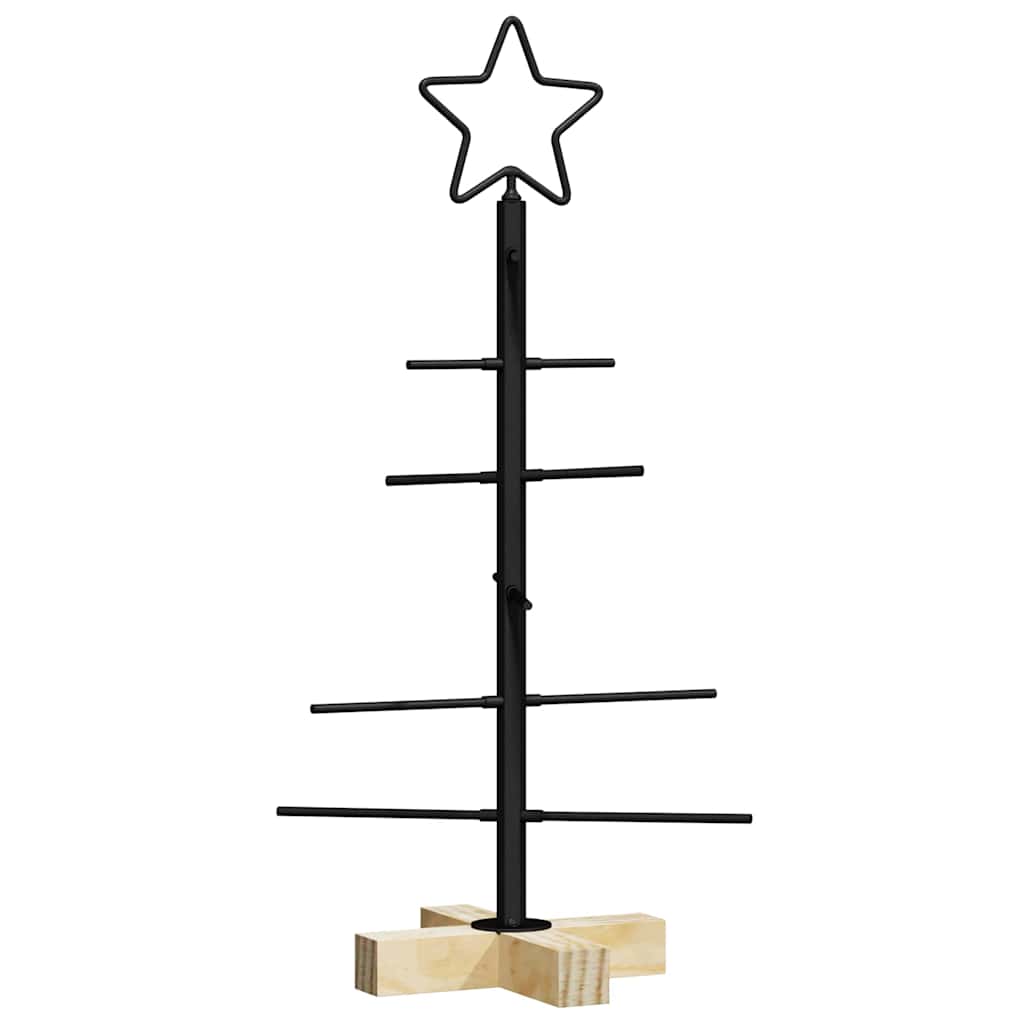 Albero di Natale in metallo Nero 59,5 cm
