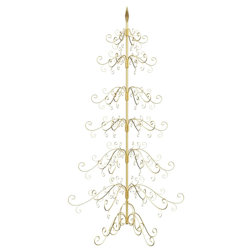 Albero di Natale in metallo Oro 180 cm