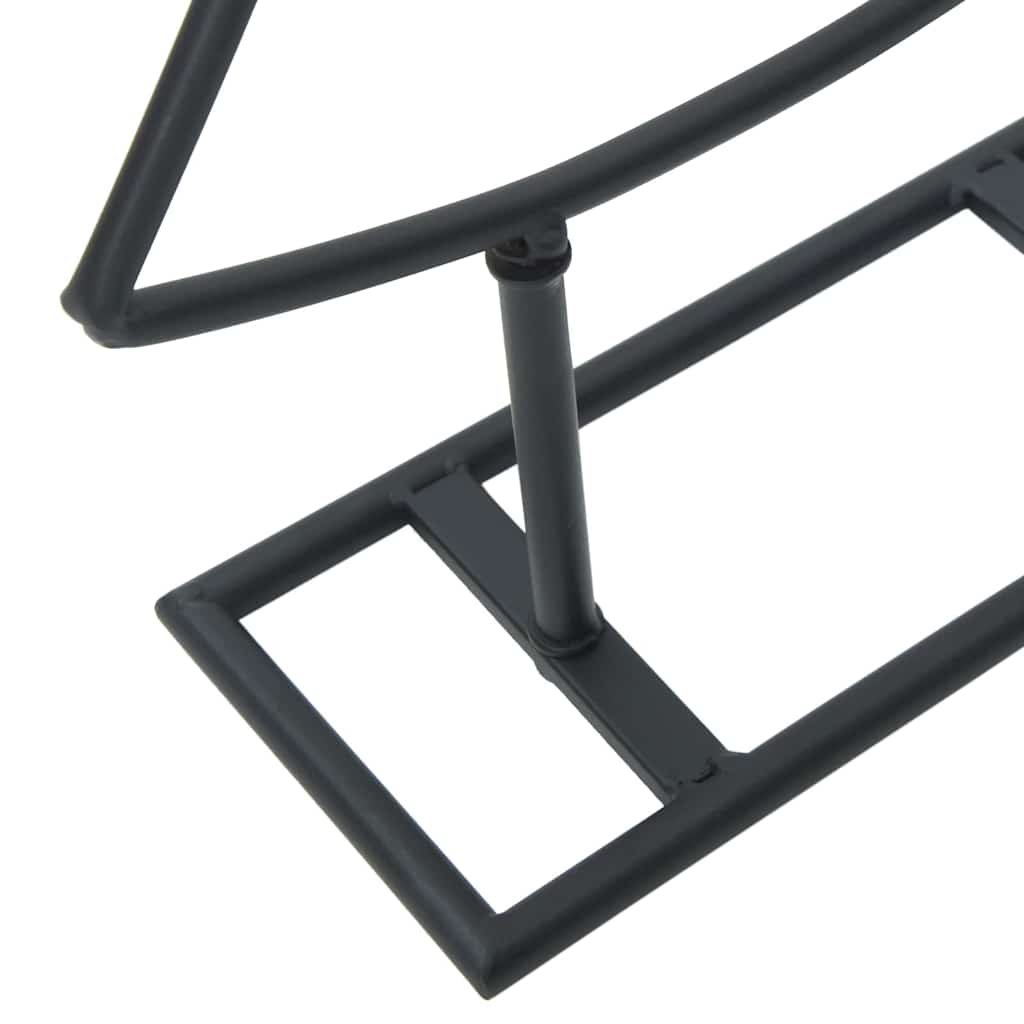 Albero di Natale in metallo Nero 150 cm Acciaio