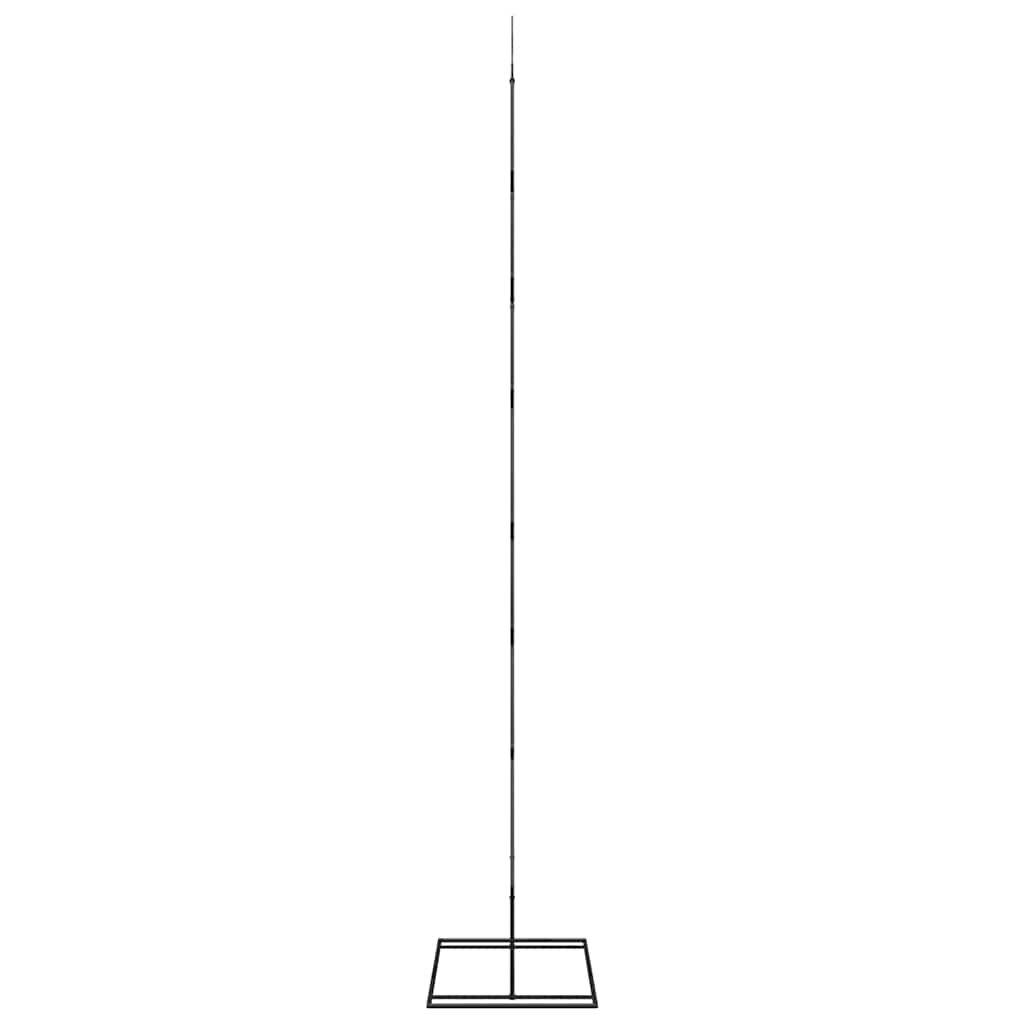 Albero di Natale in metallo Nero 210 cm Acciaio