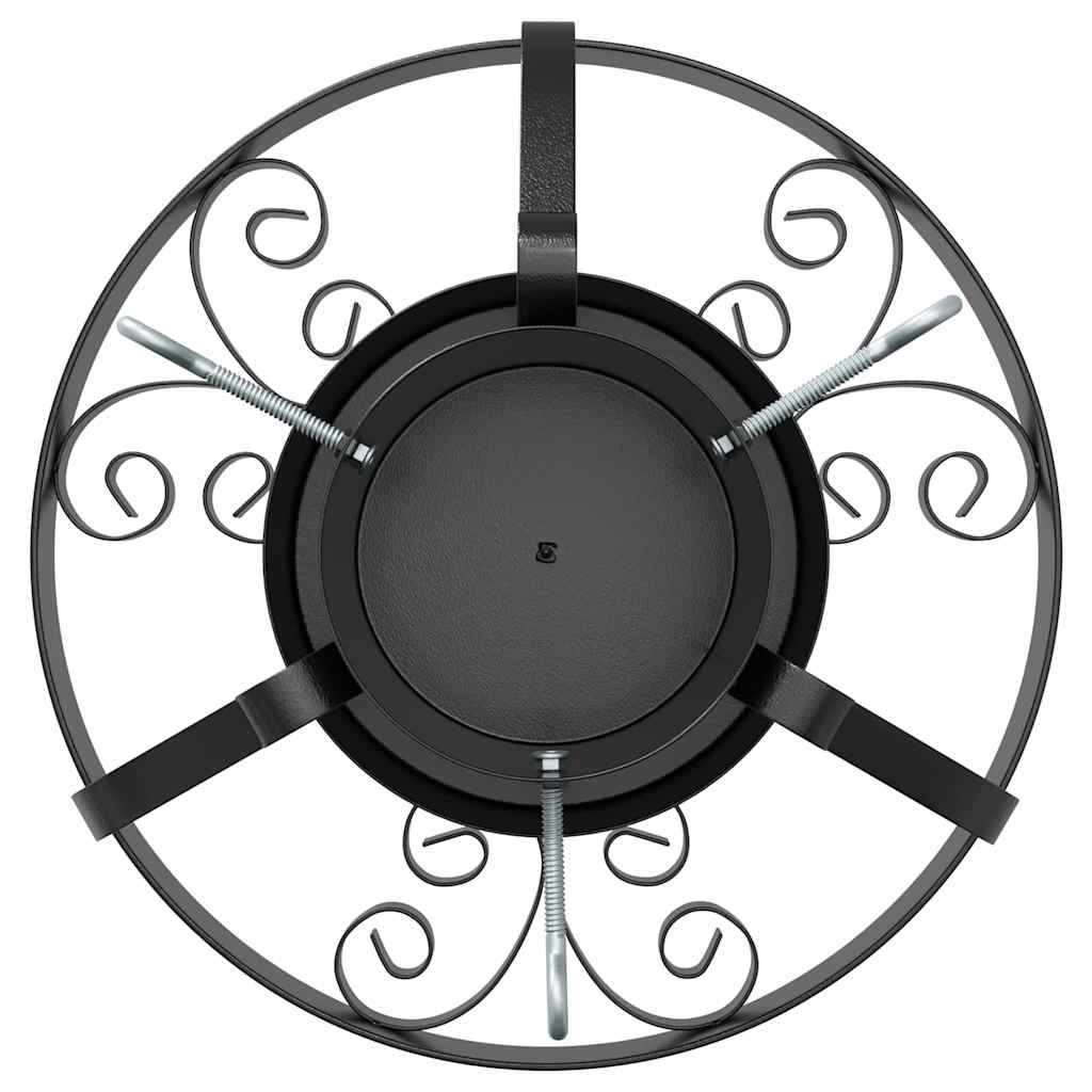 Supporto per Albero di Natale Nero 40 x 40 x 21 cm Acciaio