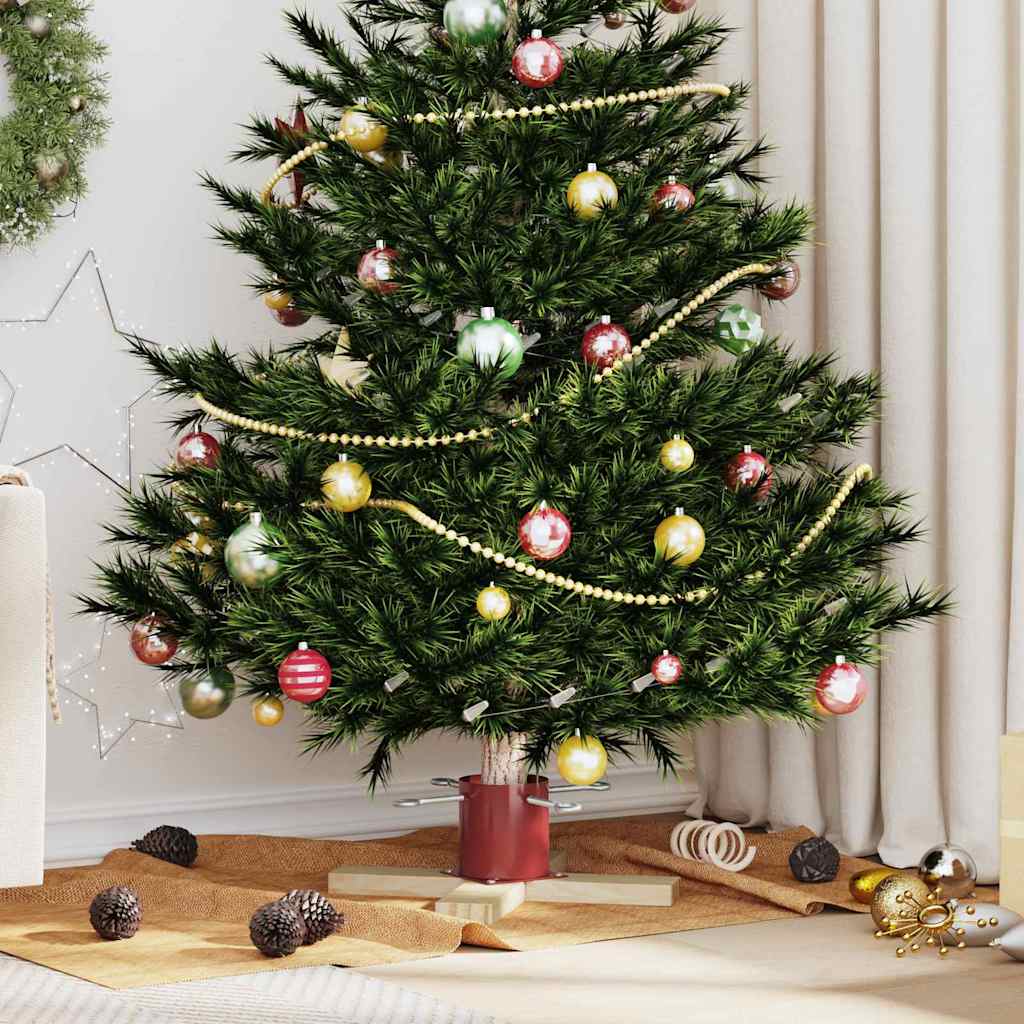 Supporto per Albero di Natale Rosso 50 x 50 x 16 cm