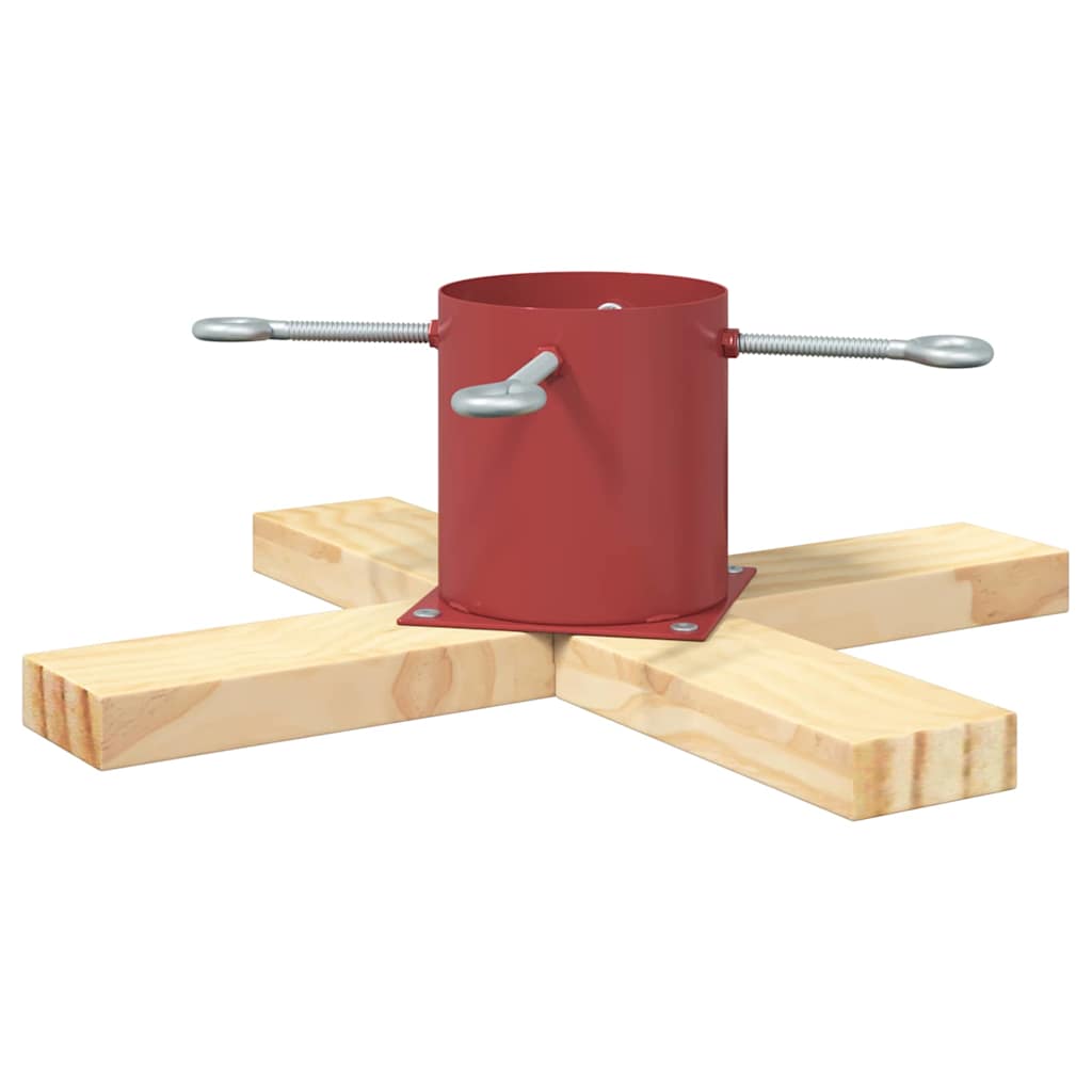 Supporto per Albero di Natale Rosso 50 x 50 x 16 cm
