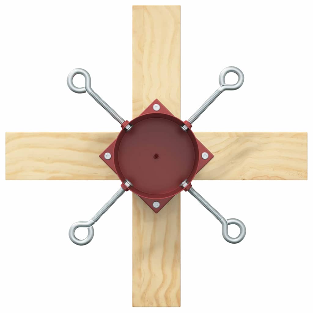 Supporto per Albero di Natale Rosso 50 x 50 x 16 cm