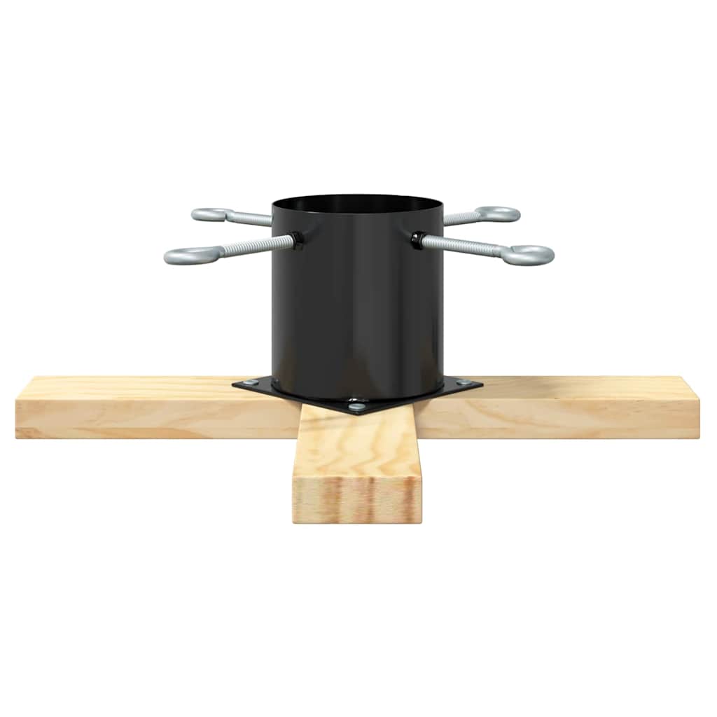 Supporto per Albero di Natale Nero 50 x 50 x 16 cm