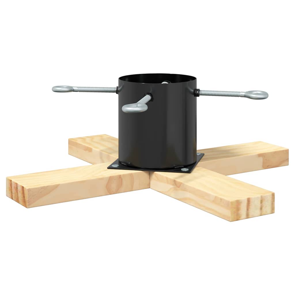 Supporto per Albero di Natale Nero 50 x 50 x 16 cm
