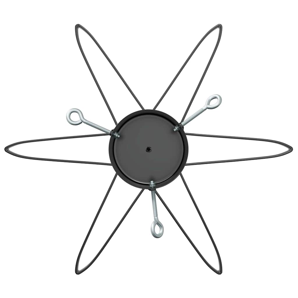 Supporto per Albero di Natale Nero 50 x 50 x 15,5 cm Acciaio