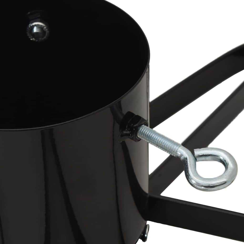 Supporto per Albero di Natale Nero 50 x 50 x 15,5 cm Acciaio