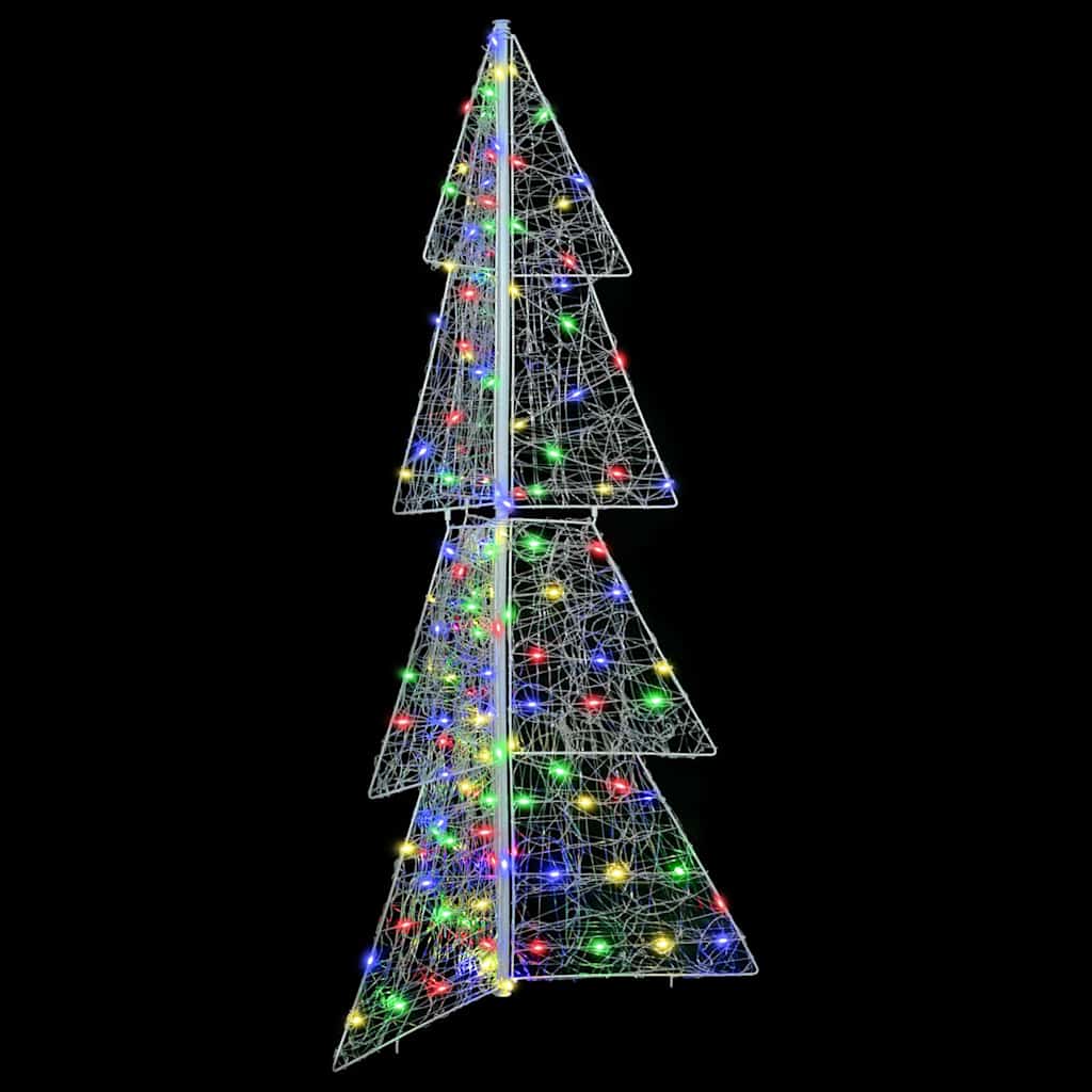 Albero di Natale 160 LED Multicolore 150 cm Acrilico