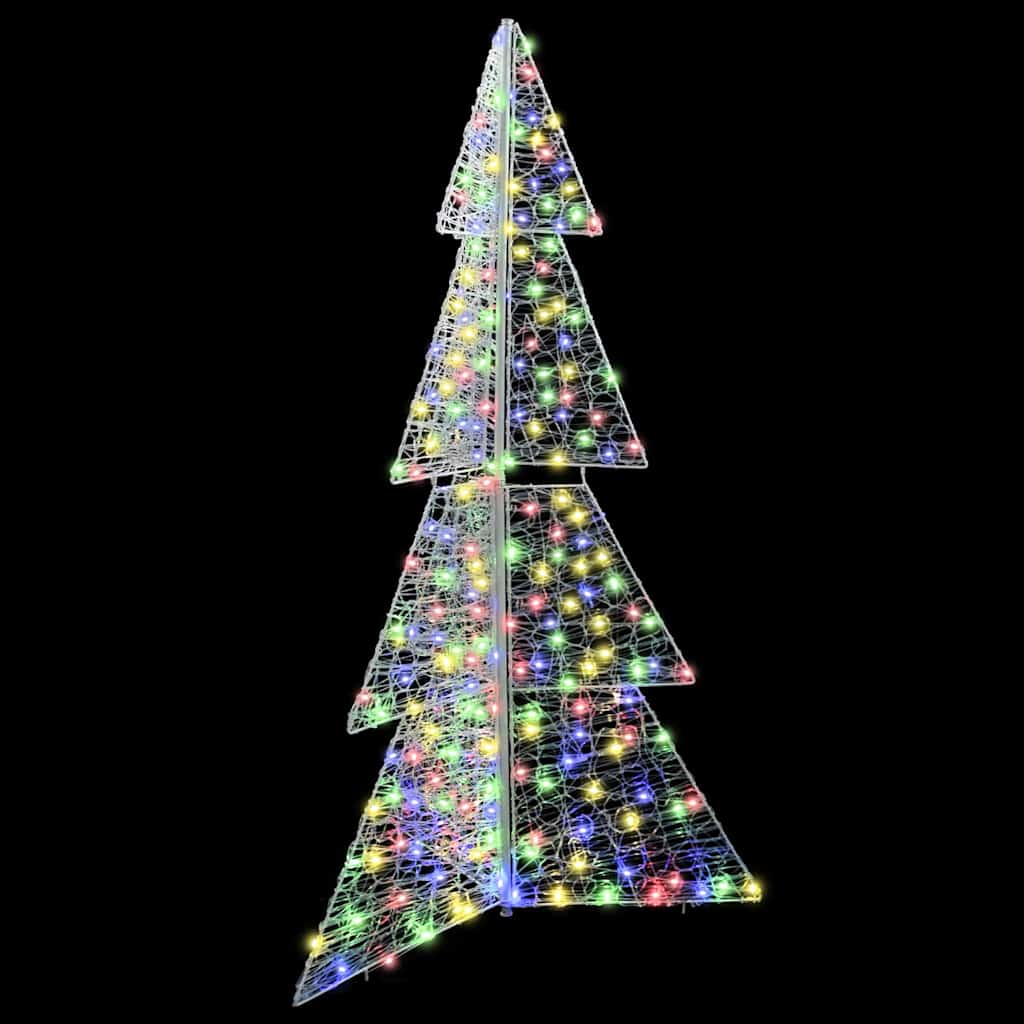 Albero di Natale 240 LED Multicolore 180 cm Acrilico