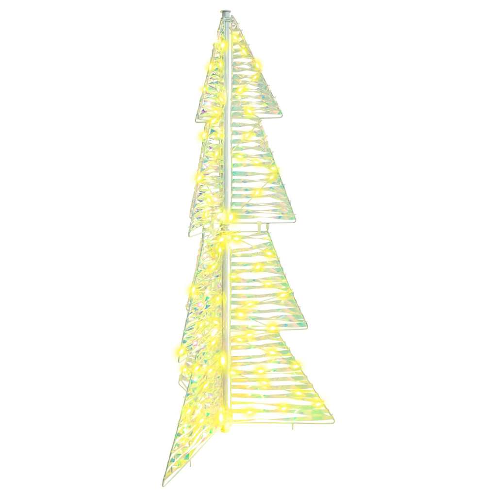 Albero di Natale 100 LED Bianco caldo 120 cm PET