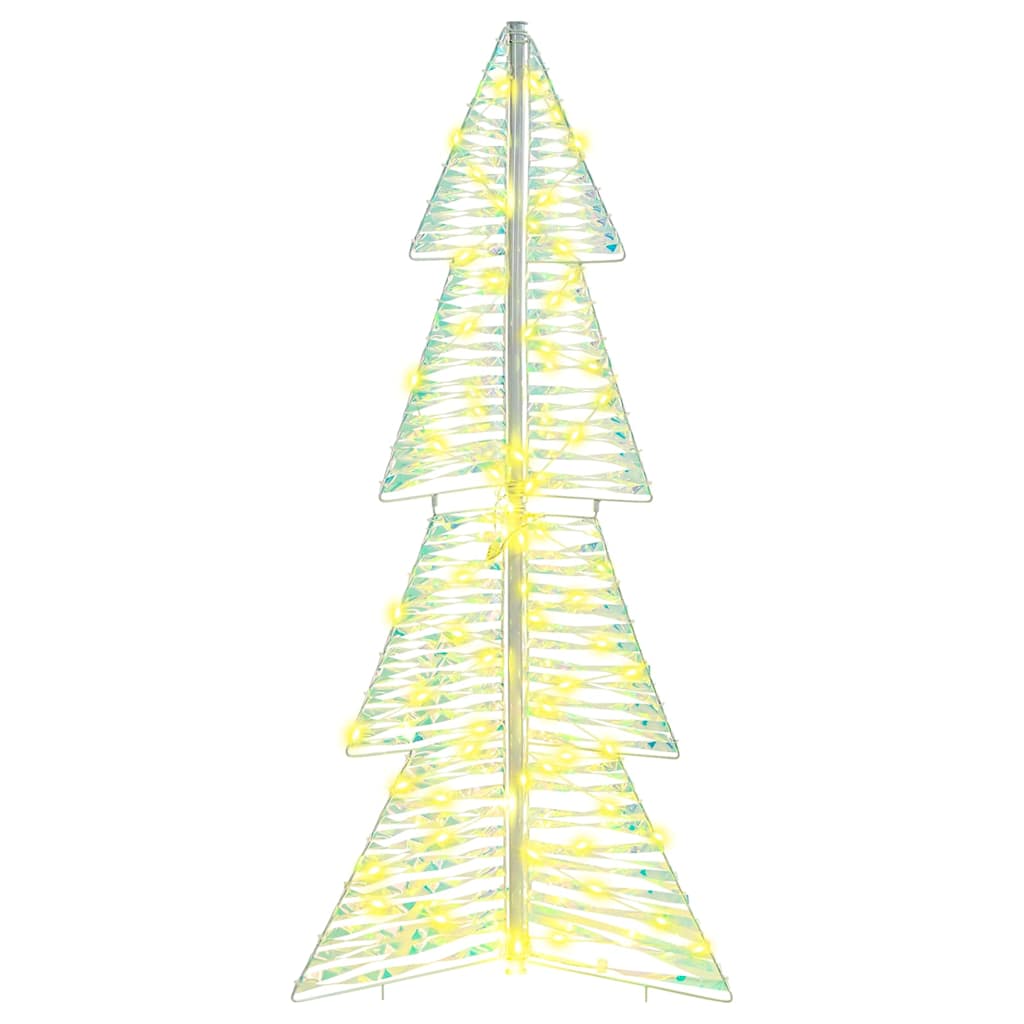 Albero di Natale 100 LED Bianco caldo 120 cm PET