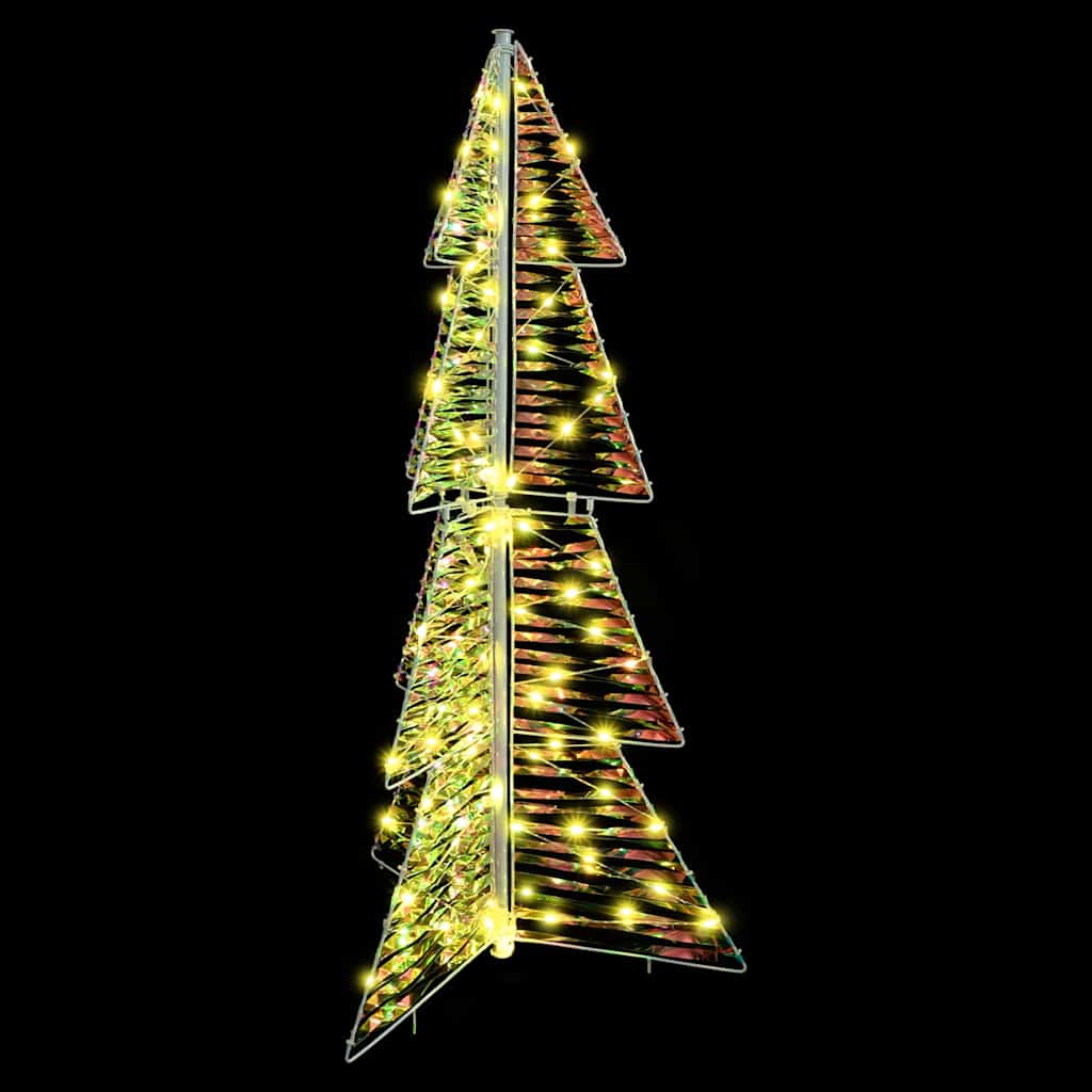 Albero di Natale 100 LED Bianco caldo 120 cm PET