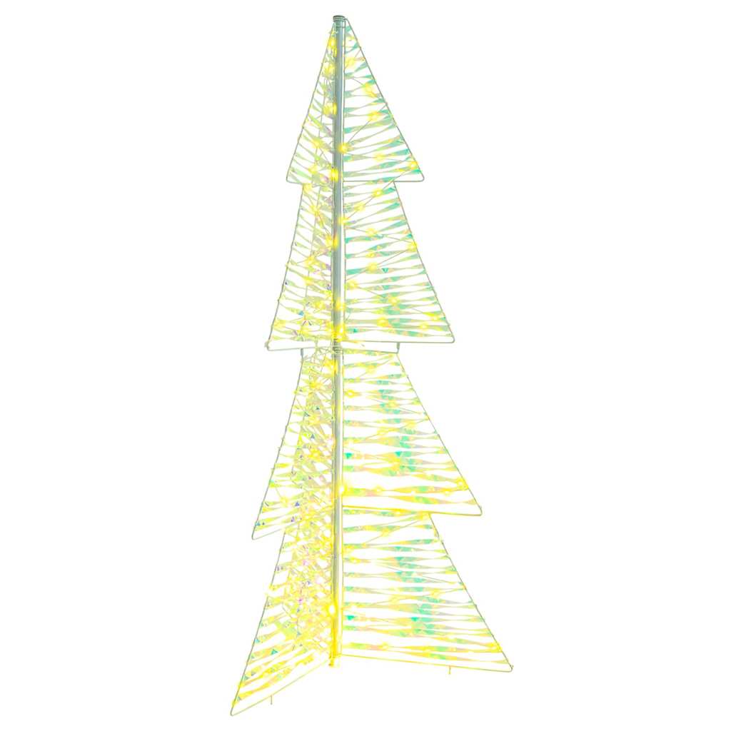 Albero di Natale 160 LED Bianco caldo 150 cm PET