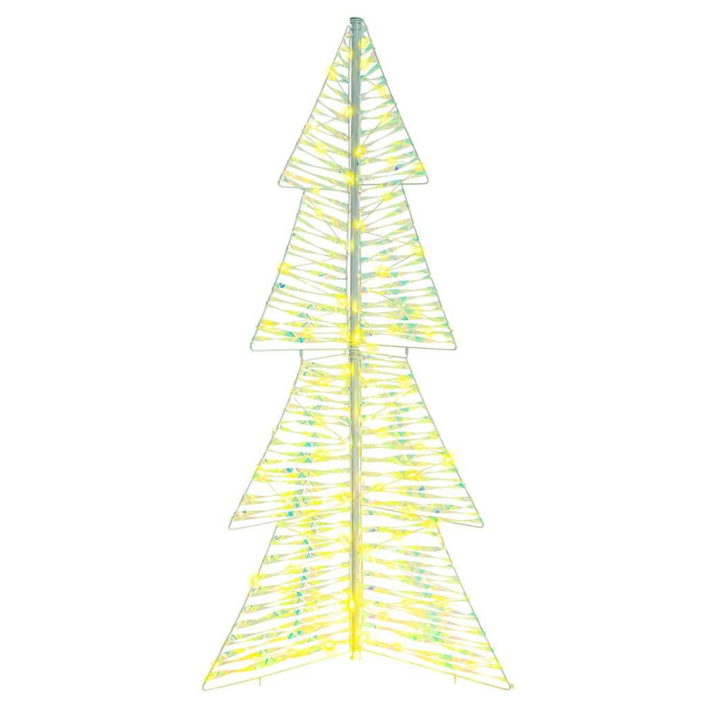Albero di Natale 160 LED Bianco caldo 150 cm PET