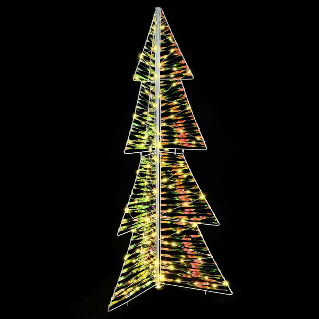 Albero di Natale 160 LED Bianco caldo 150 cm PET