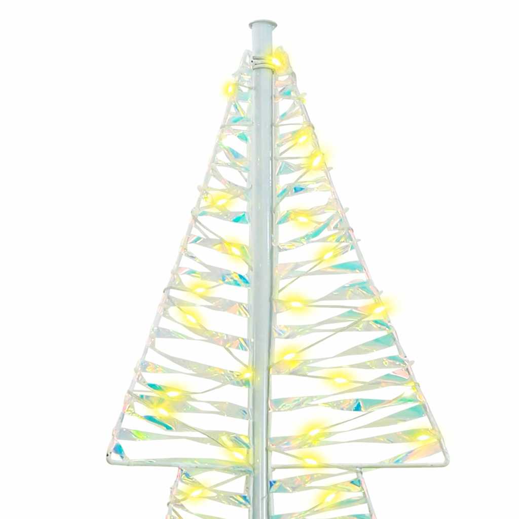 Albero di Natale 240 LED Bianco caldo 180 cm PET