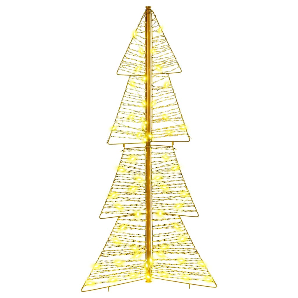 Albero di Natale 100 LED Bianco caldo 120 cm PET