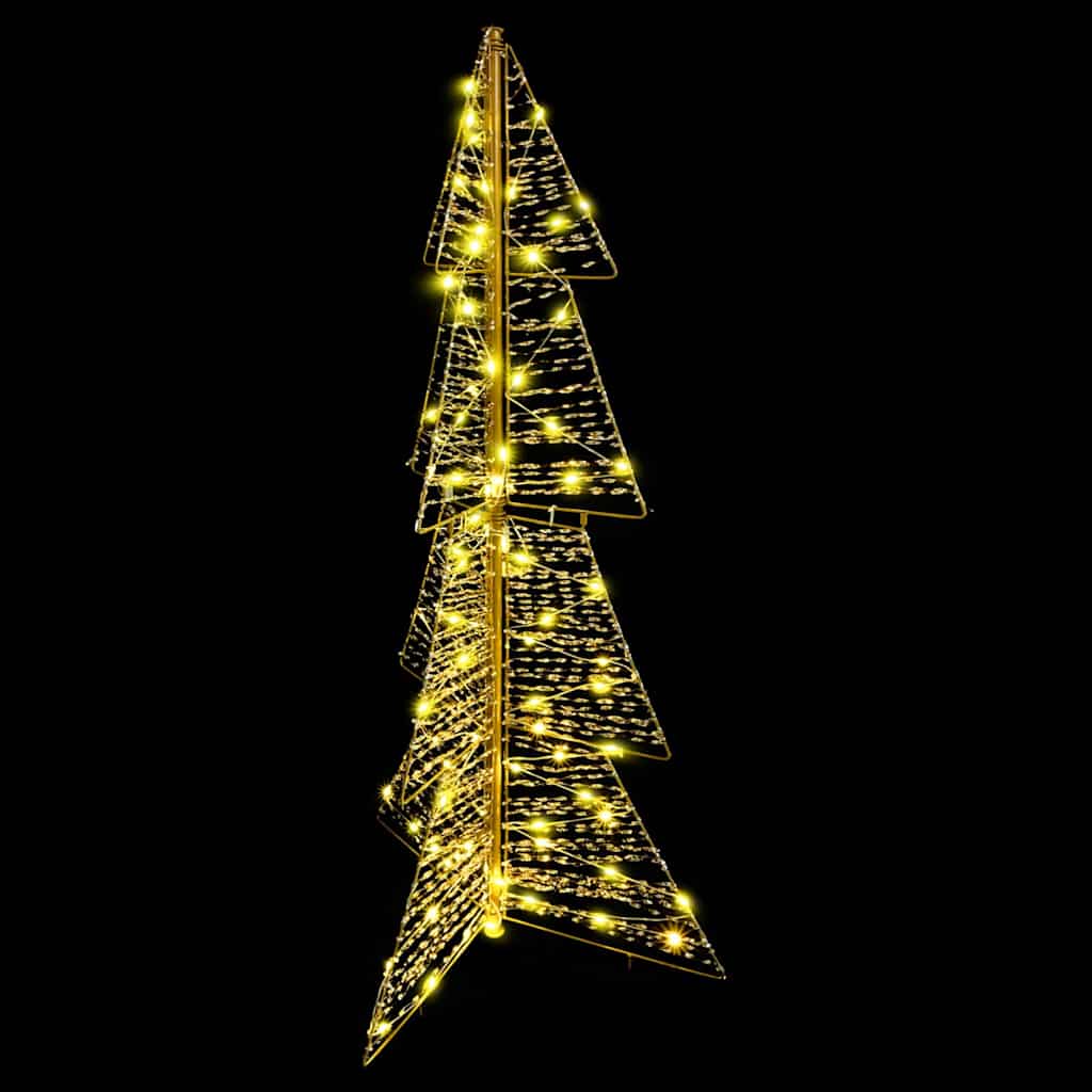 Albero di Natale 100 LED Bianco caldo 120 cm PET