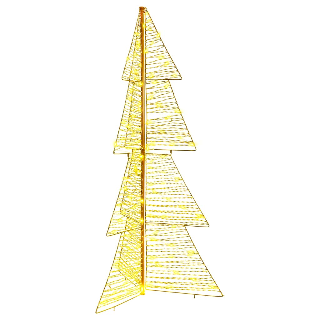 Albero di Natale 160 LED Bianco caldo 150 cm PET