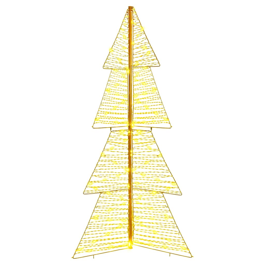Albero di Natale 160 LED Bianco caldo 150 cm PET