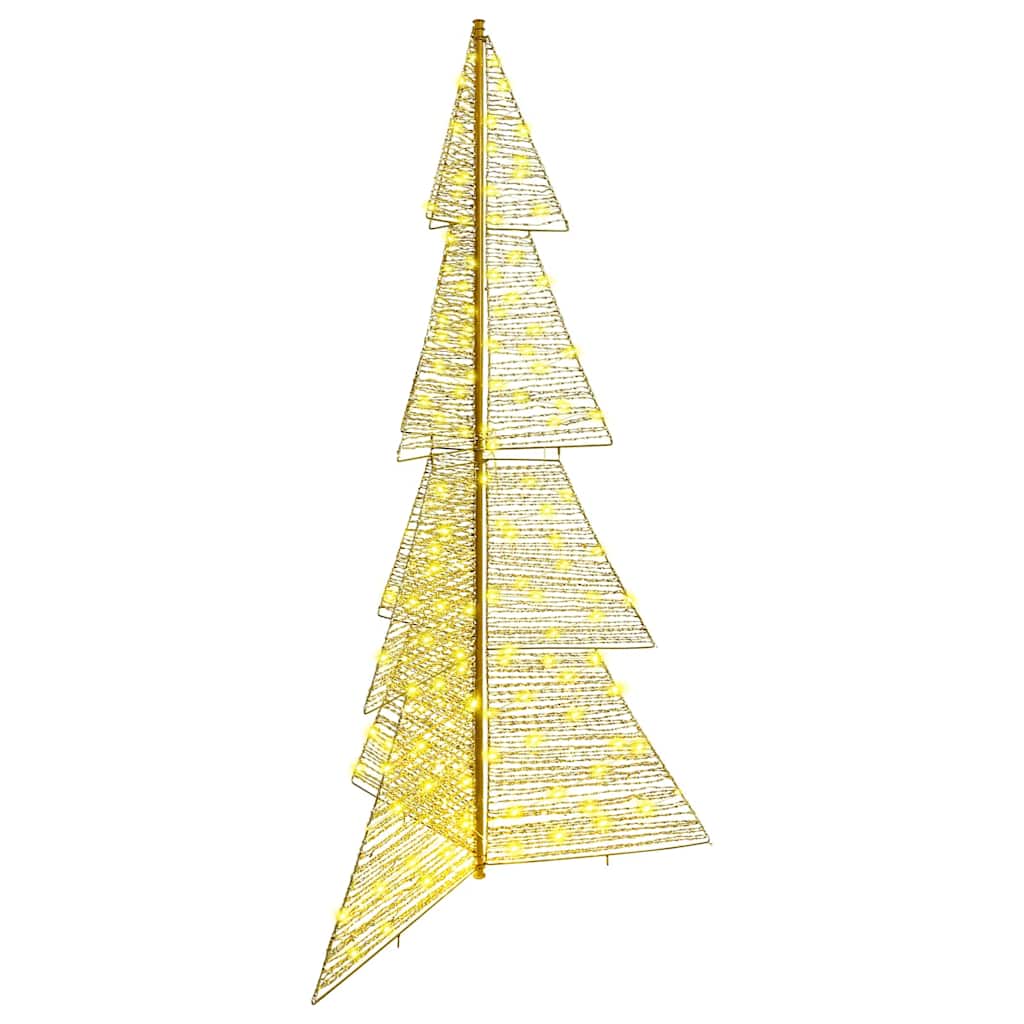 Albero di Natale 240 LED Bianco caldo 180 cm PET