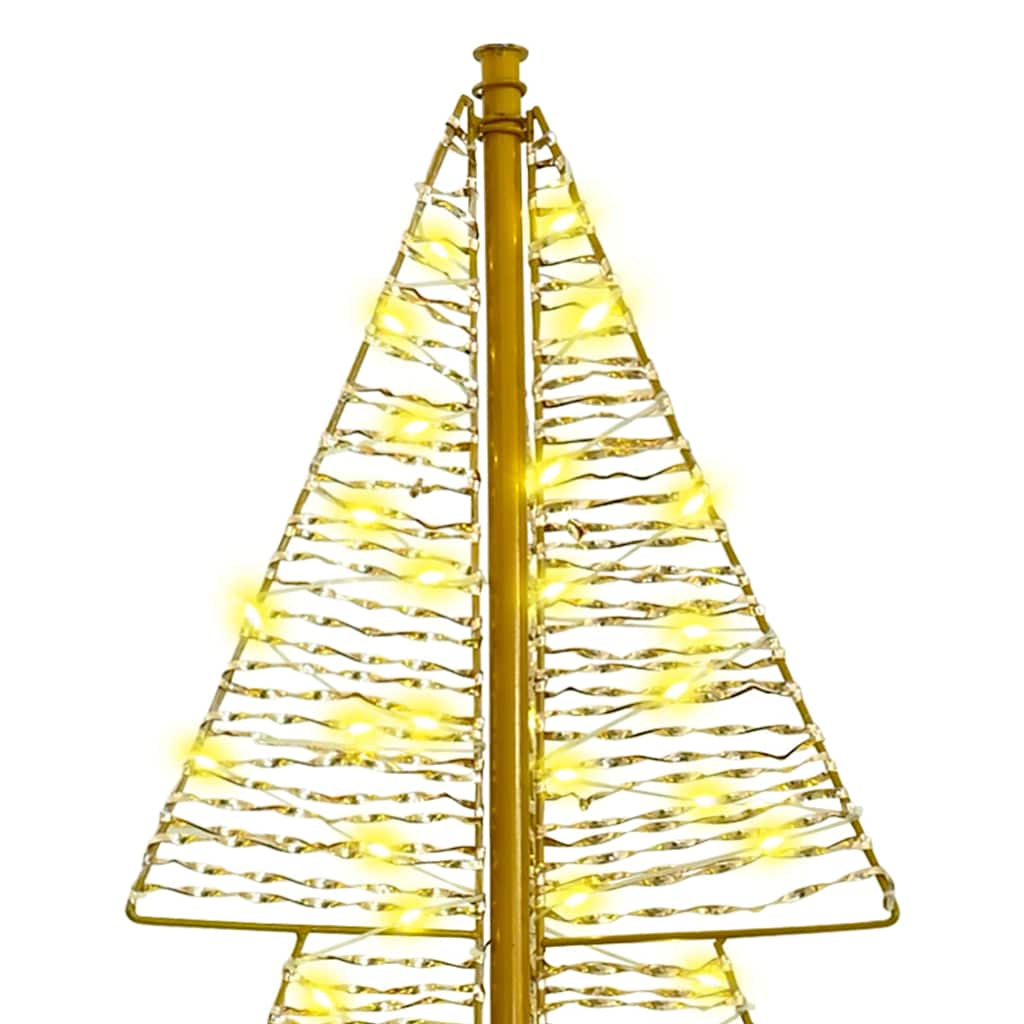 Albero di Natale 240 LED Bianco caldo 180 cm PET