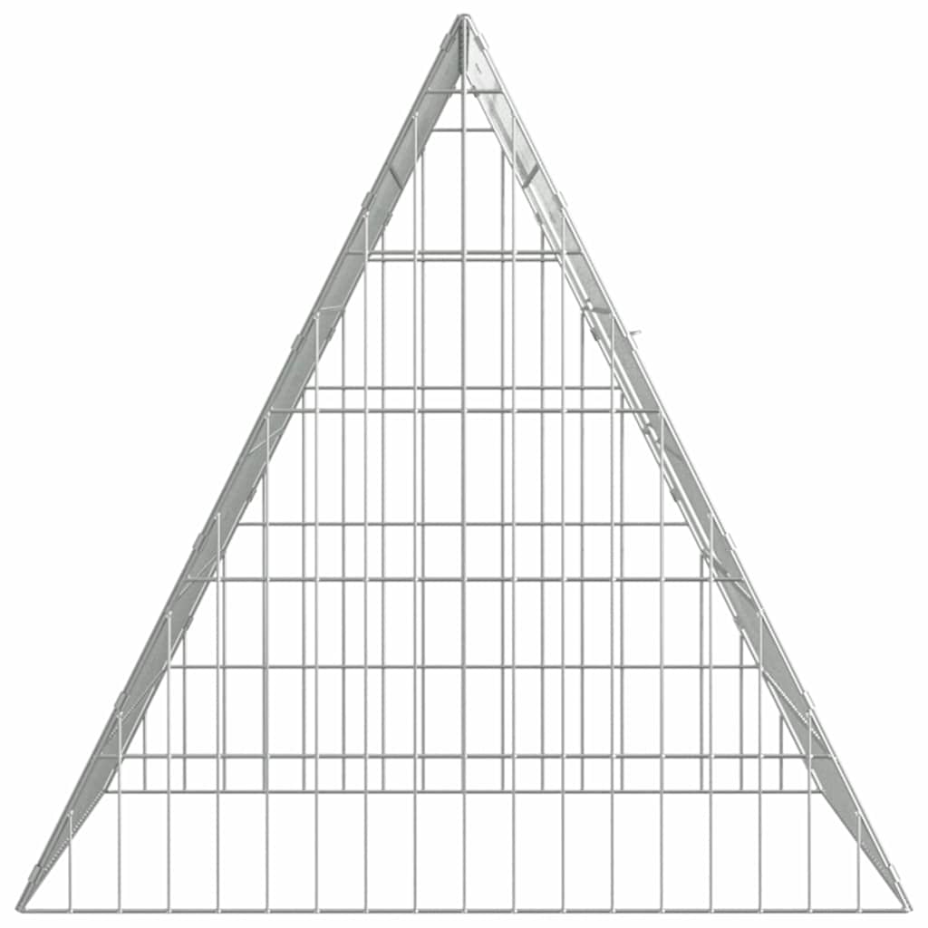 Gabbia per Conigli Argento 110 x 55 x 55 cm Acciaio zincato