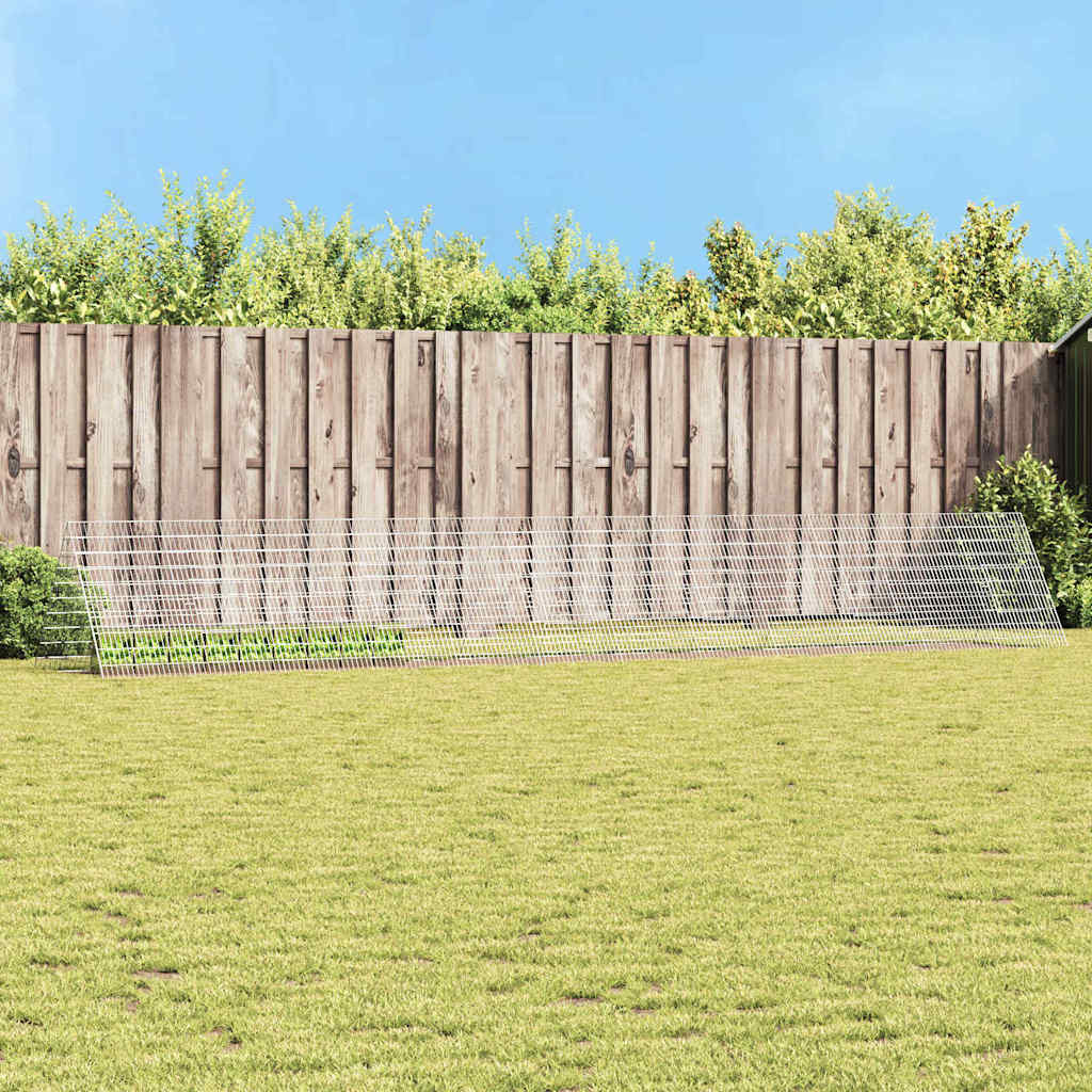 Gabbia per Conigli Argento 650 x 100 x 85 cm Acciaio zincato