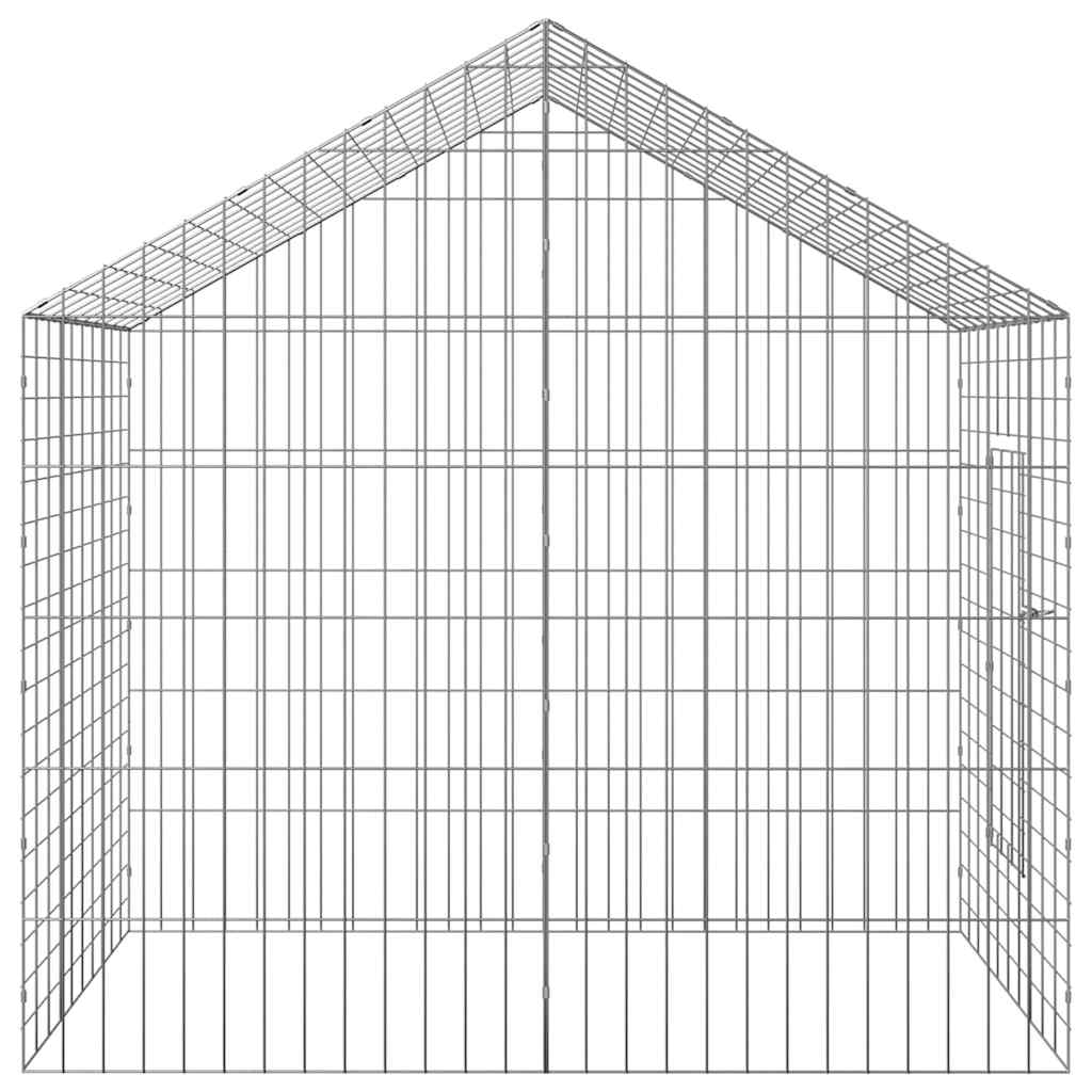 Gabbia per Conigli Argento 100 x 78 x 78 cm Acciaio zincato
