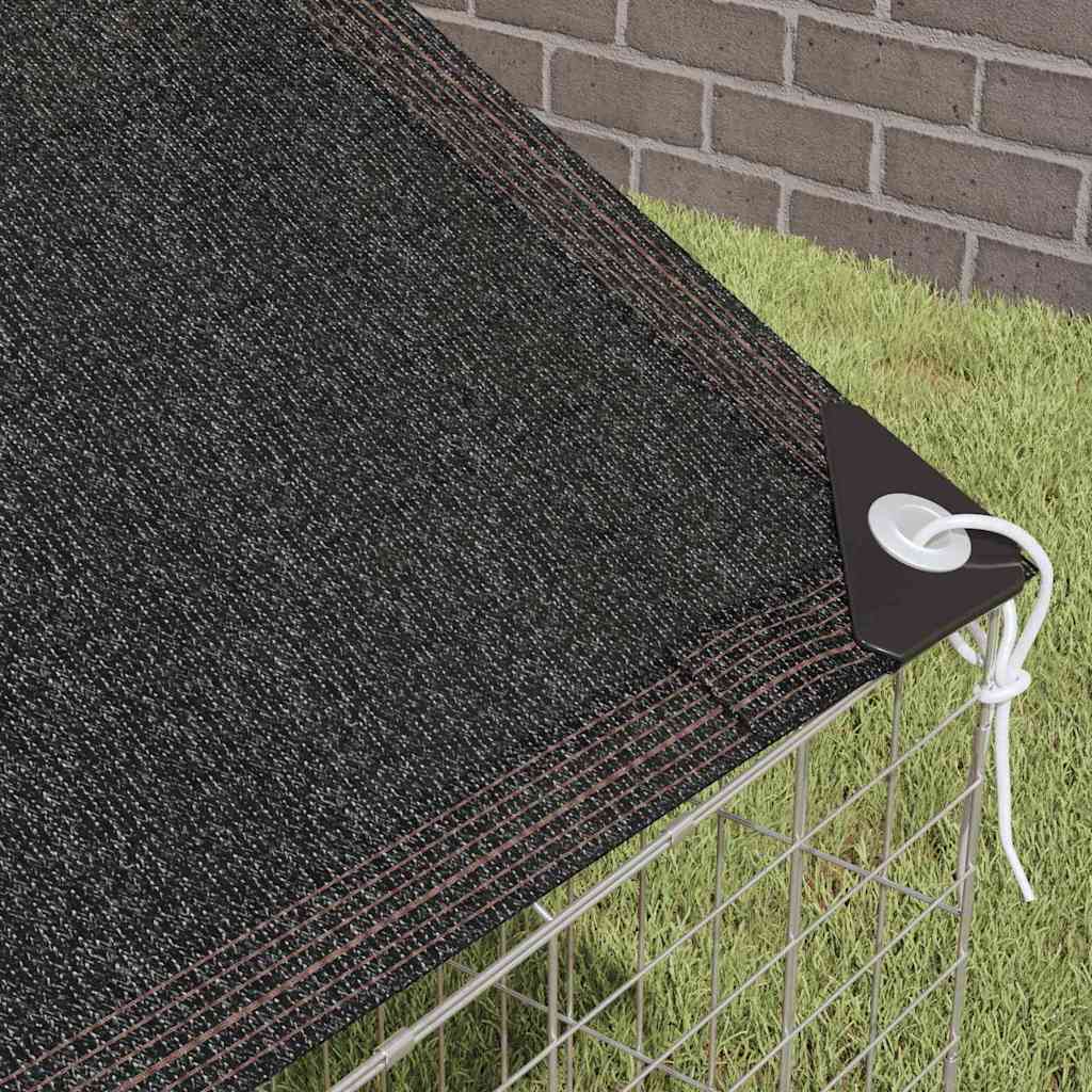 Gabbia per Conigli Argento 200 x 78 x 78 cm Acciaio zincato