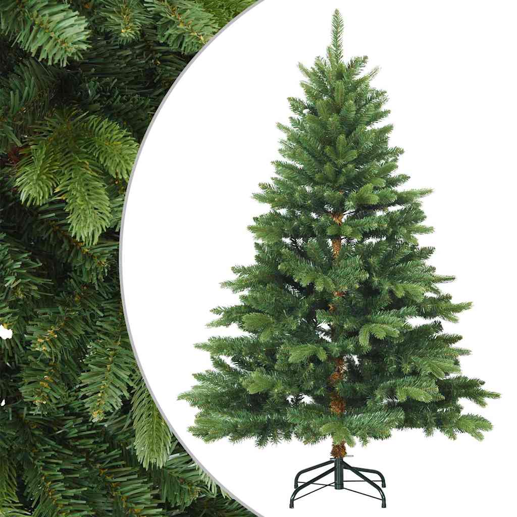Albero di Natale Artificiale con Rami Pieghevoli Verde 150 cm