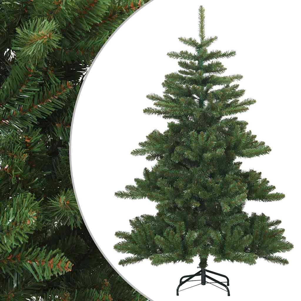 Albero di Natale Artificiale con Rami Pieghevoli Verde 150 cm