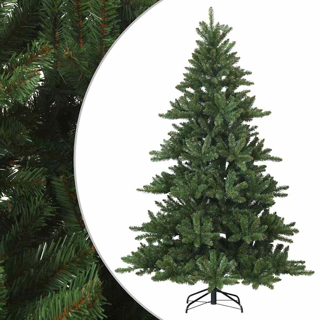 Albero di Natale Artificiale con Rami Pieghevoli Verde 180 cm