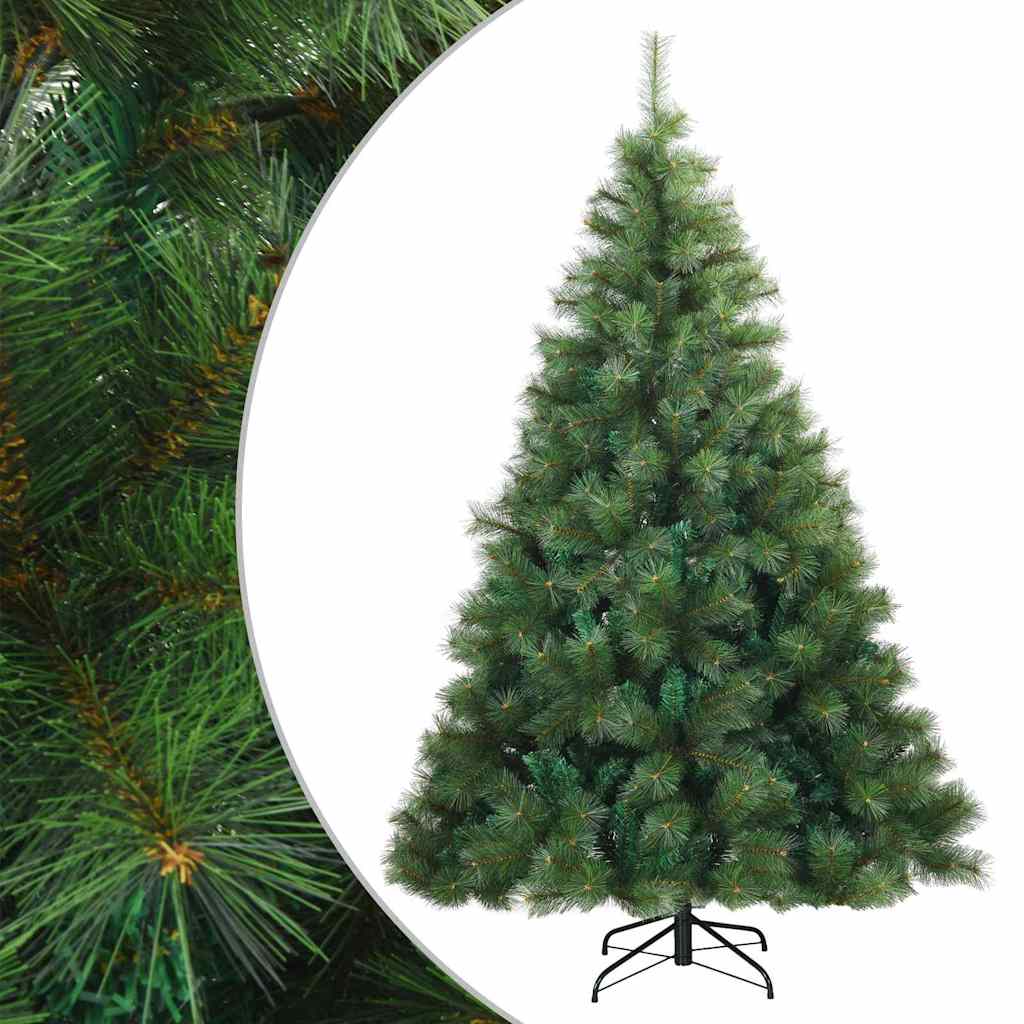 Albero di Natale Artificiale con Rami Pieghevoli Verde 240 cm
