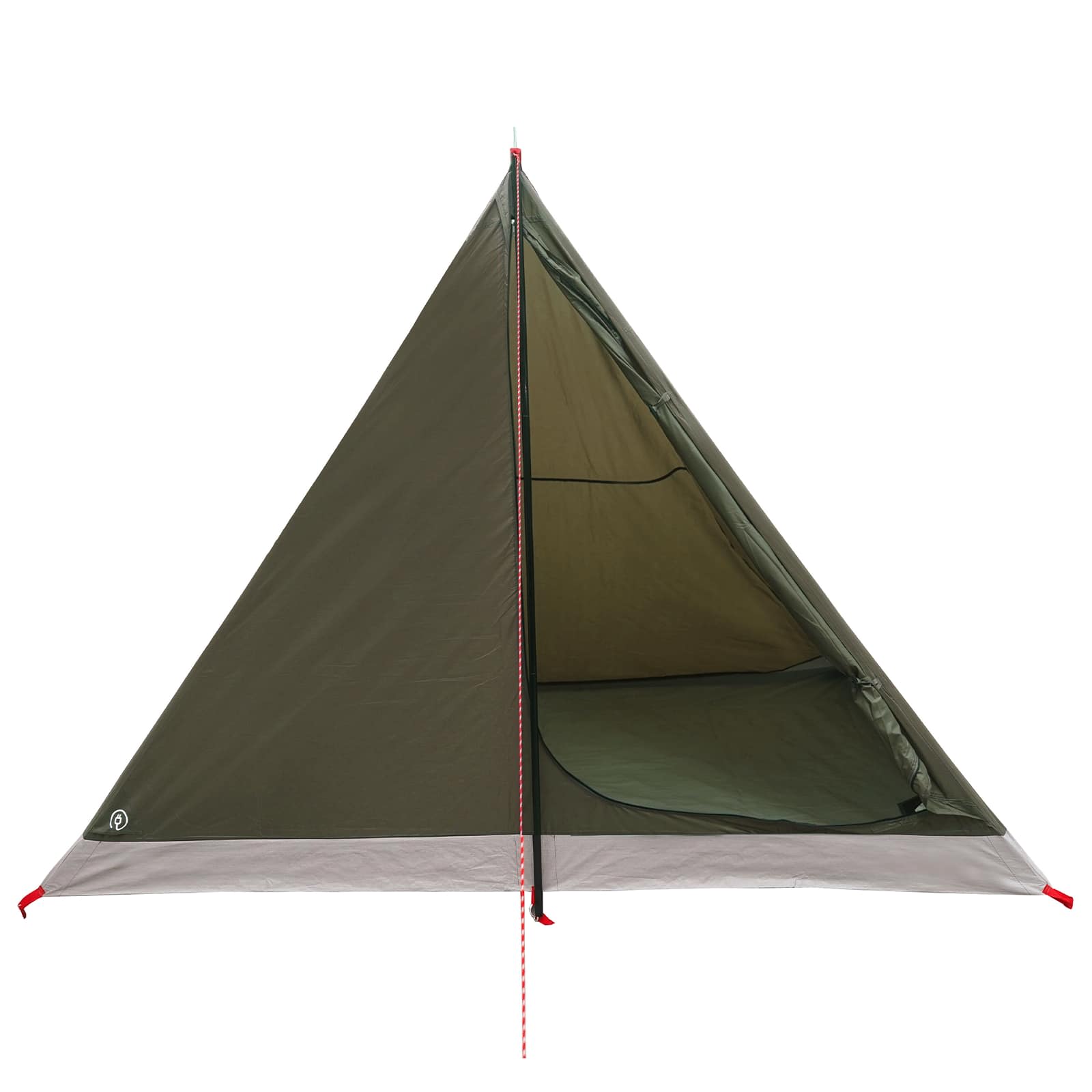 Tenda da backpacking 4 persona Marrone e Grigio