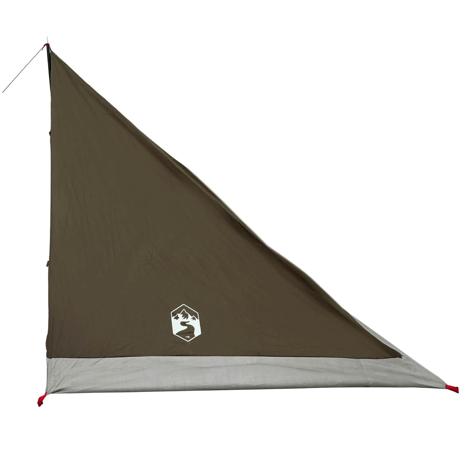 Tenda da backpacking 4 persona Marrone e Grigio