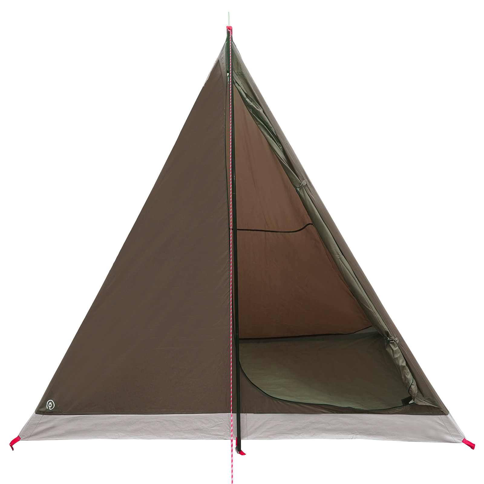 Tenda da backpacking 2 persona Marrone e Grigio