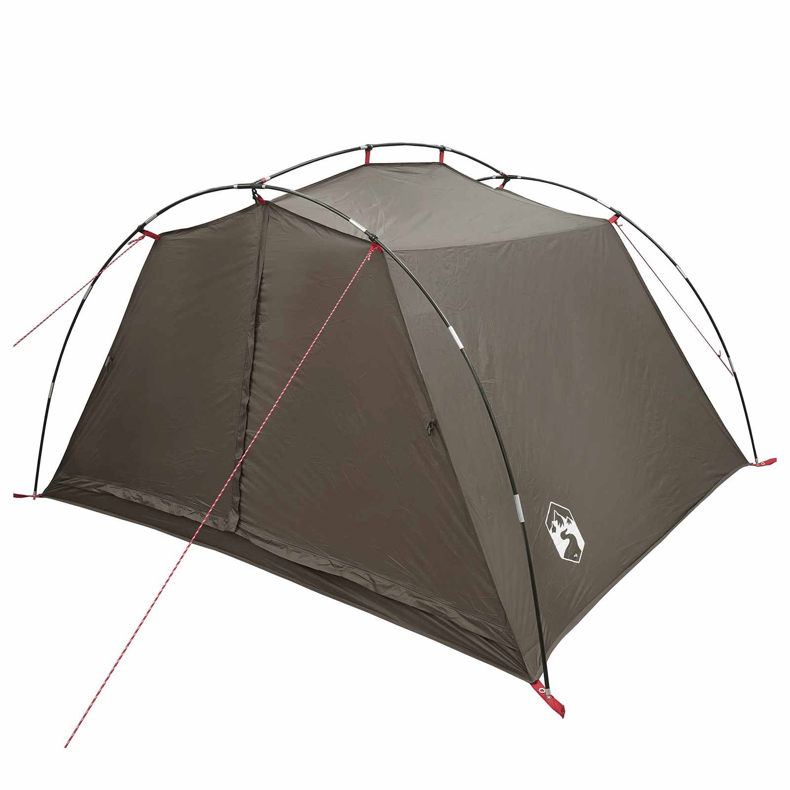 Tenda a tunnel 4 persona Marrone e Grigio