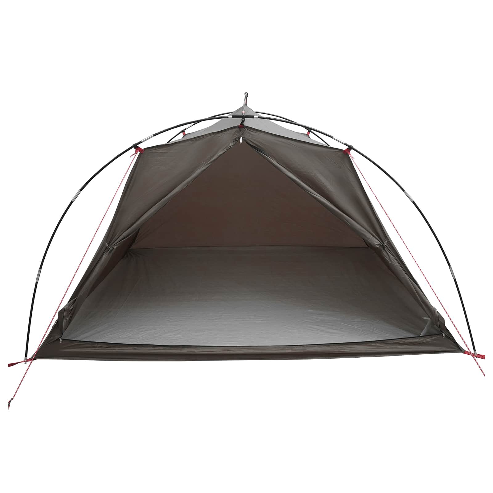 Tenda a tunnel 4 persona Marrone e Grigio