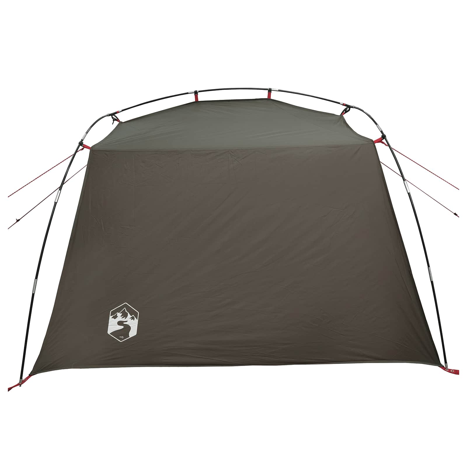 Tenda a tunnel 4 persona Marrone e Grigio