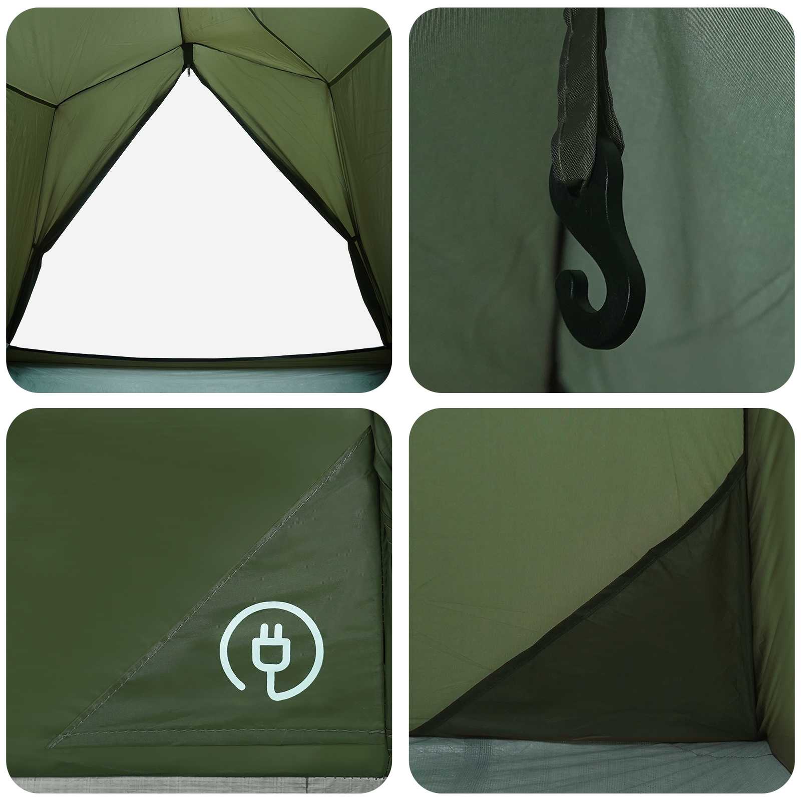 Tenda a tunnel 2 persona Verde Oliva
