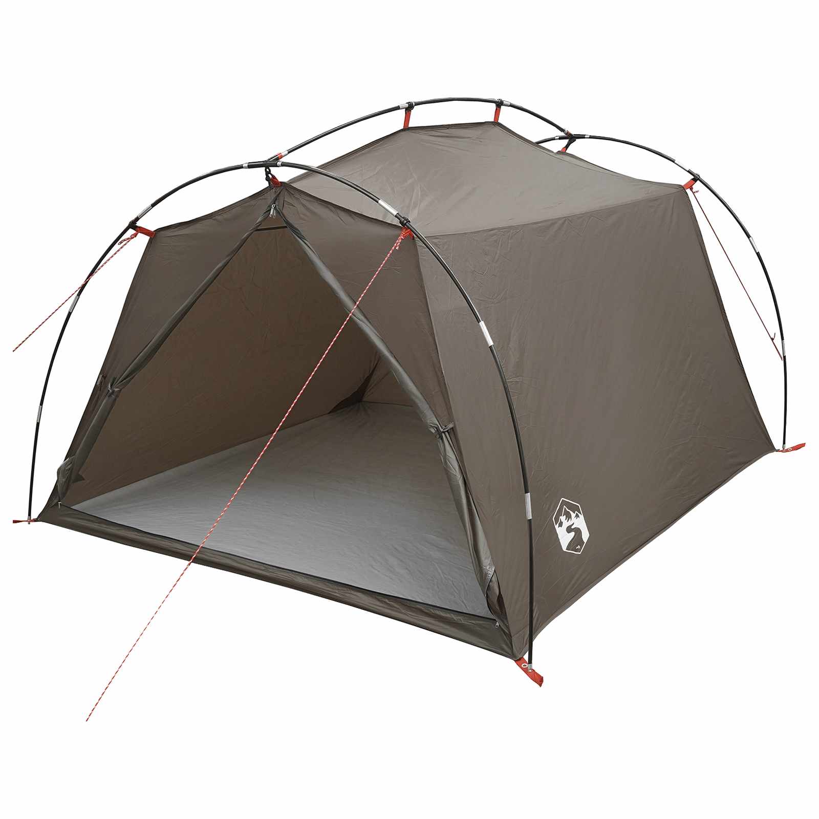 Tenda a tunnel 2 persona Marrone e Grigio