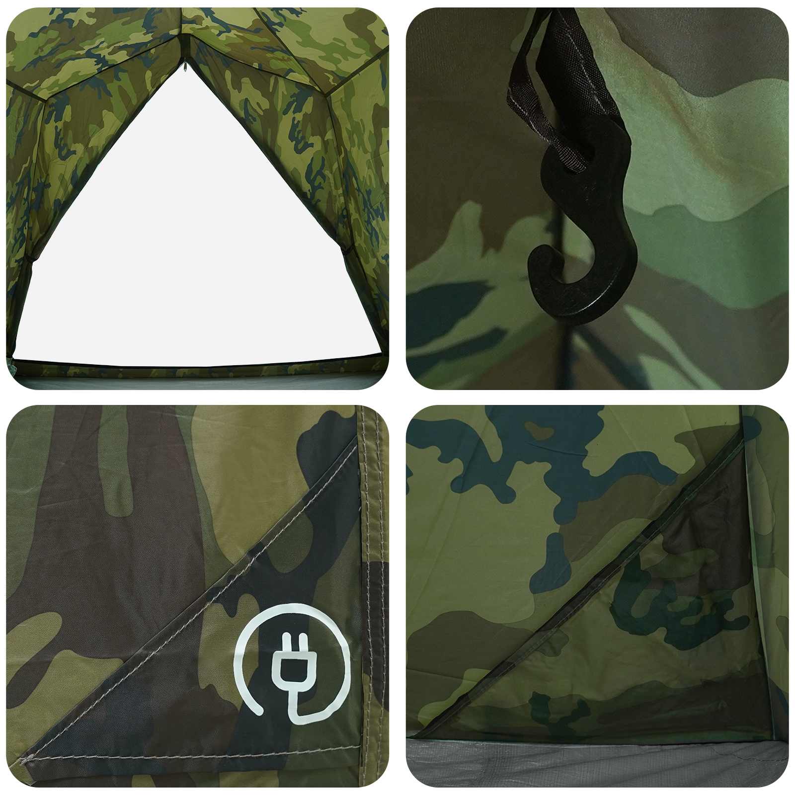 Tenda a tunnel 2 persona Mimetico